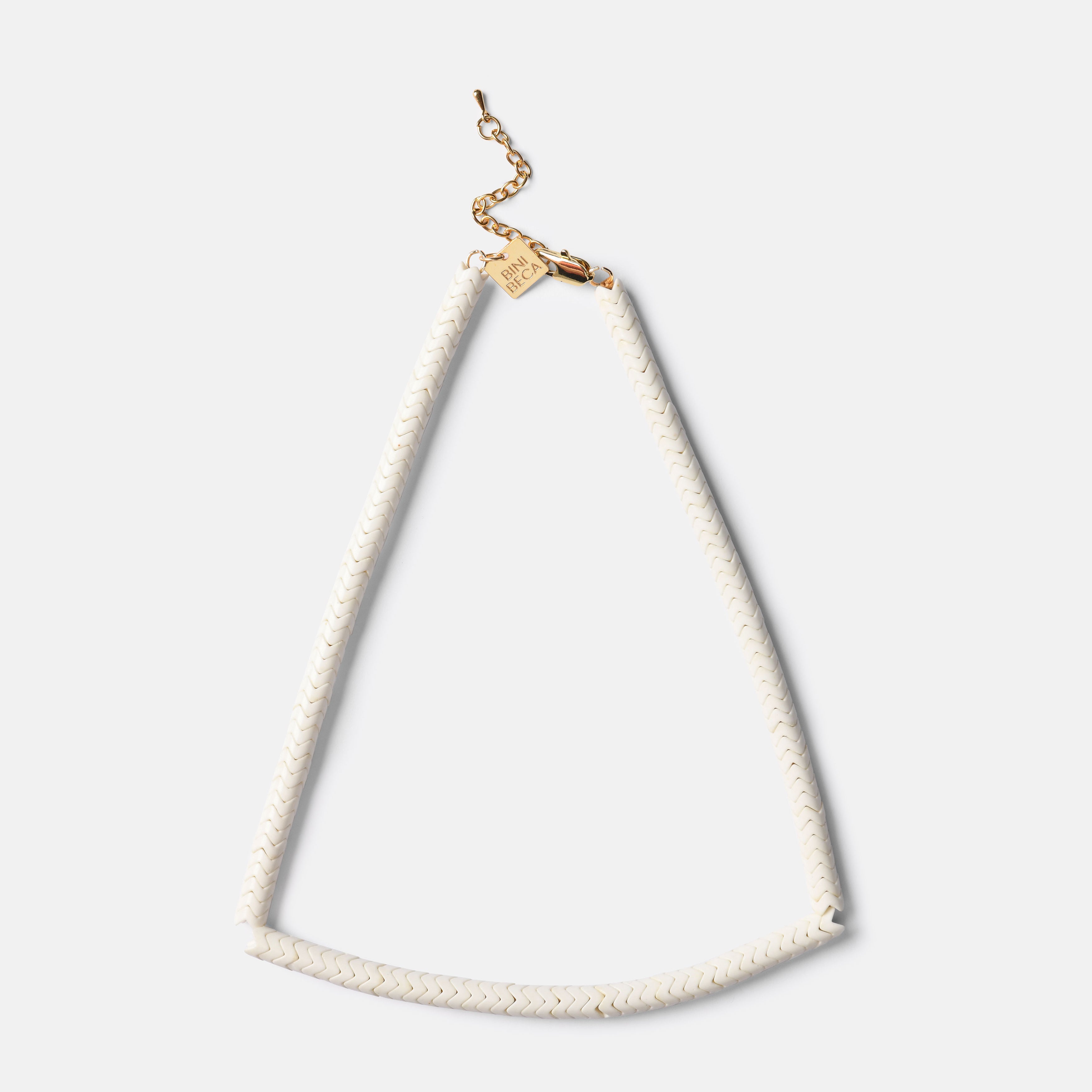 Serpent Necklace in White