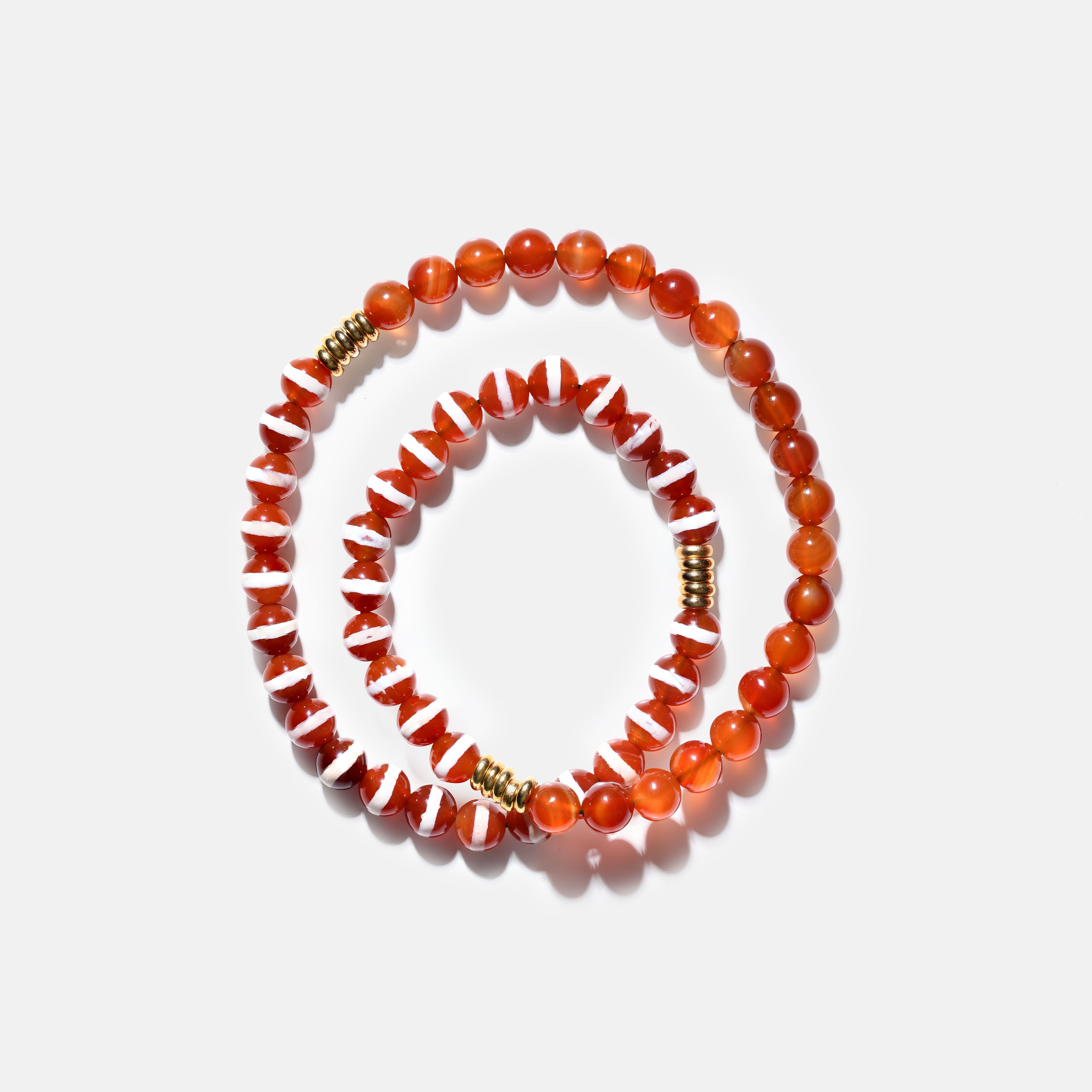 Bini Necklace 2025 Tibetan Agate and Carnelian Stone
