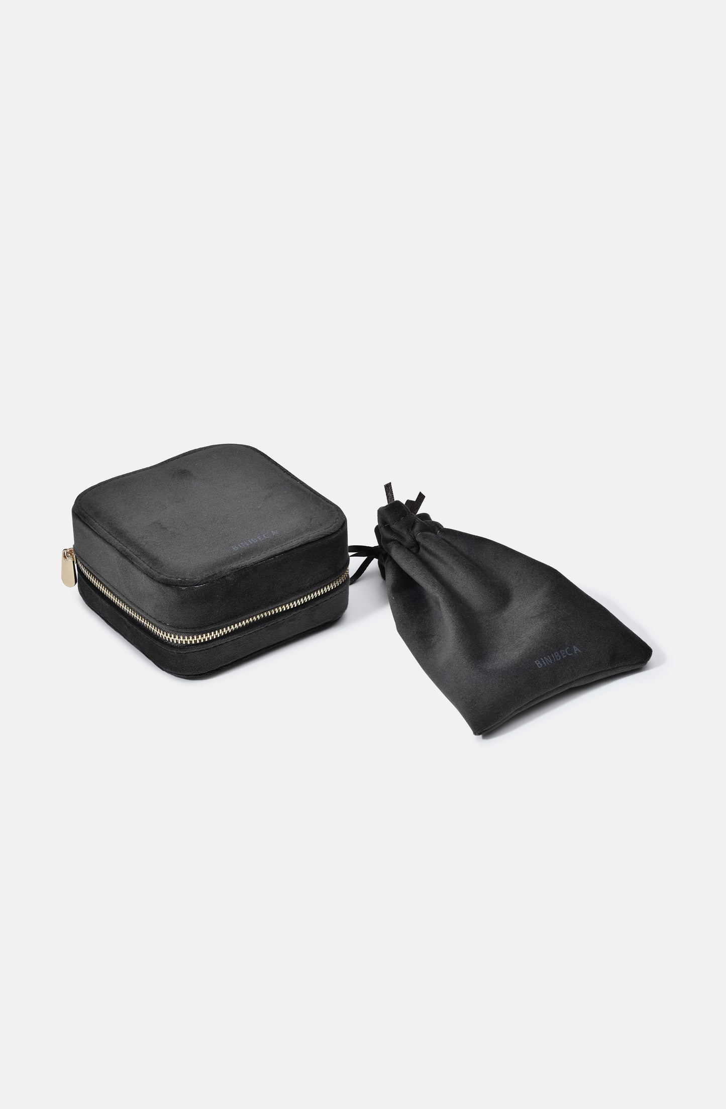 BiniBeca Velvet Jewelry Cases / Dark Gray