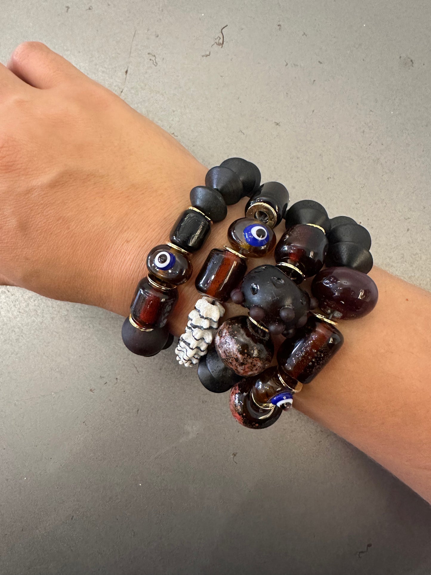 Summer 2025 Recycled Glass Bracelets - Drop II