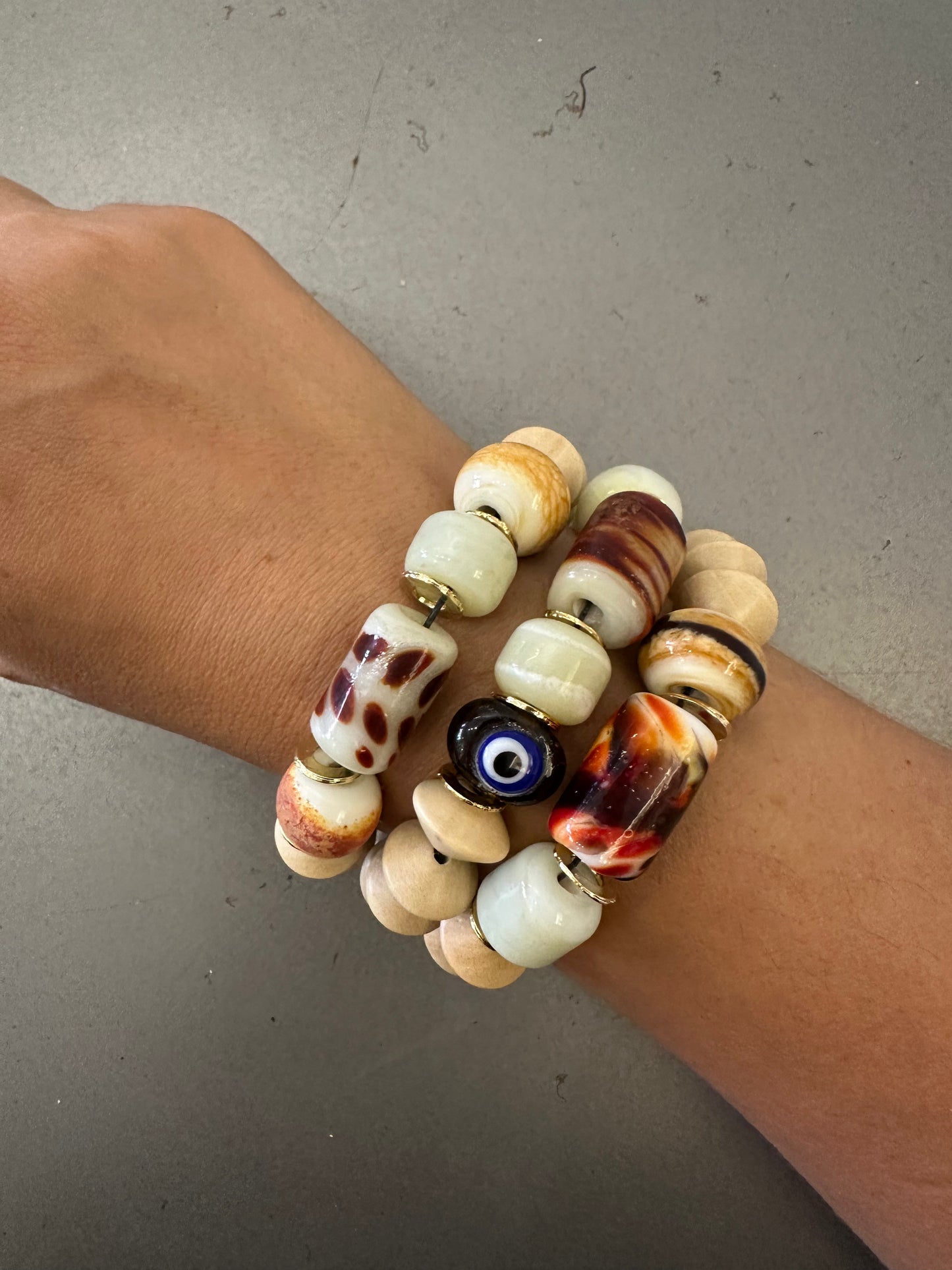 Summer 2025 Recycled Glass Bracelets - Drop II