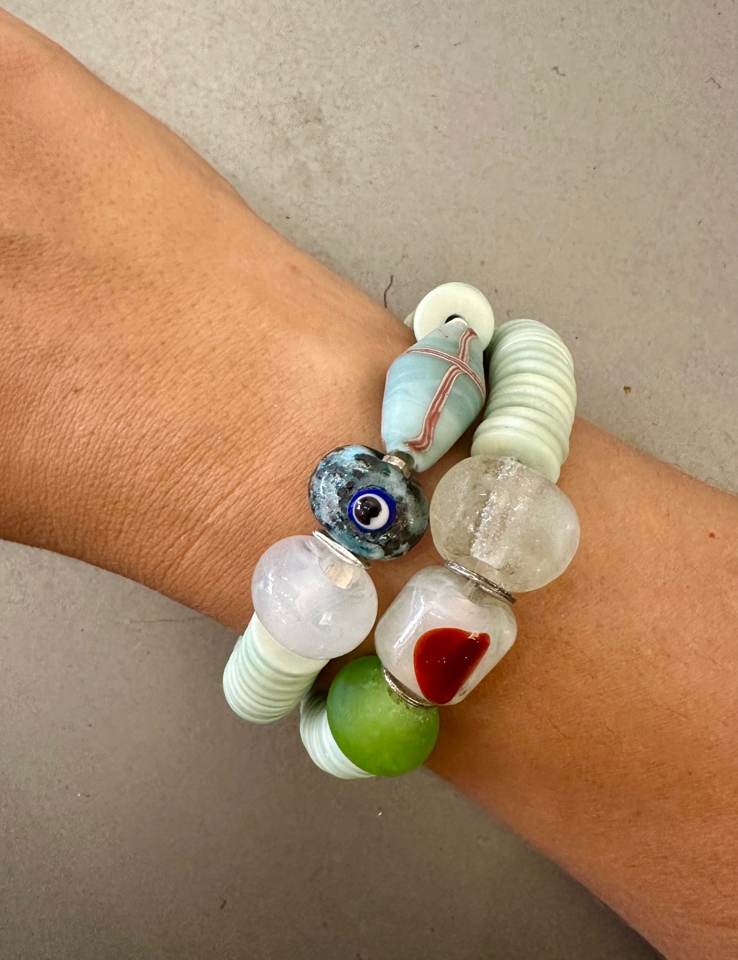 Summer 2025 Recycled Glass Bracelets - Drop II