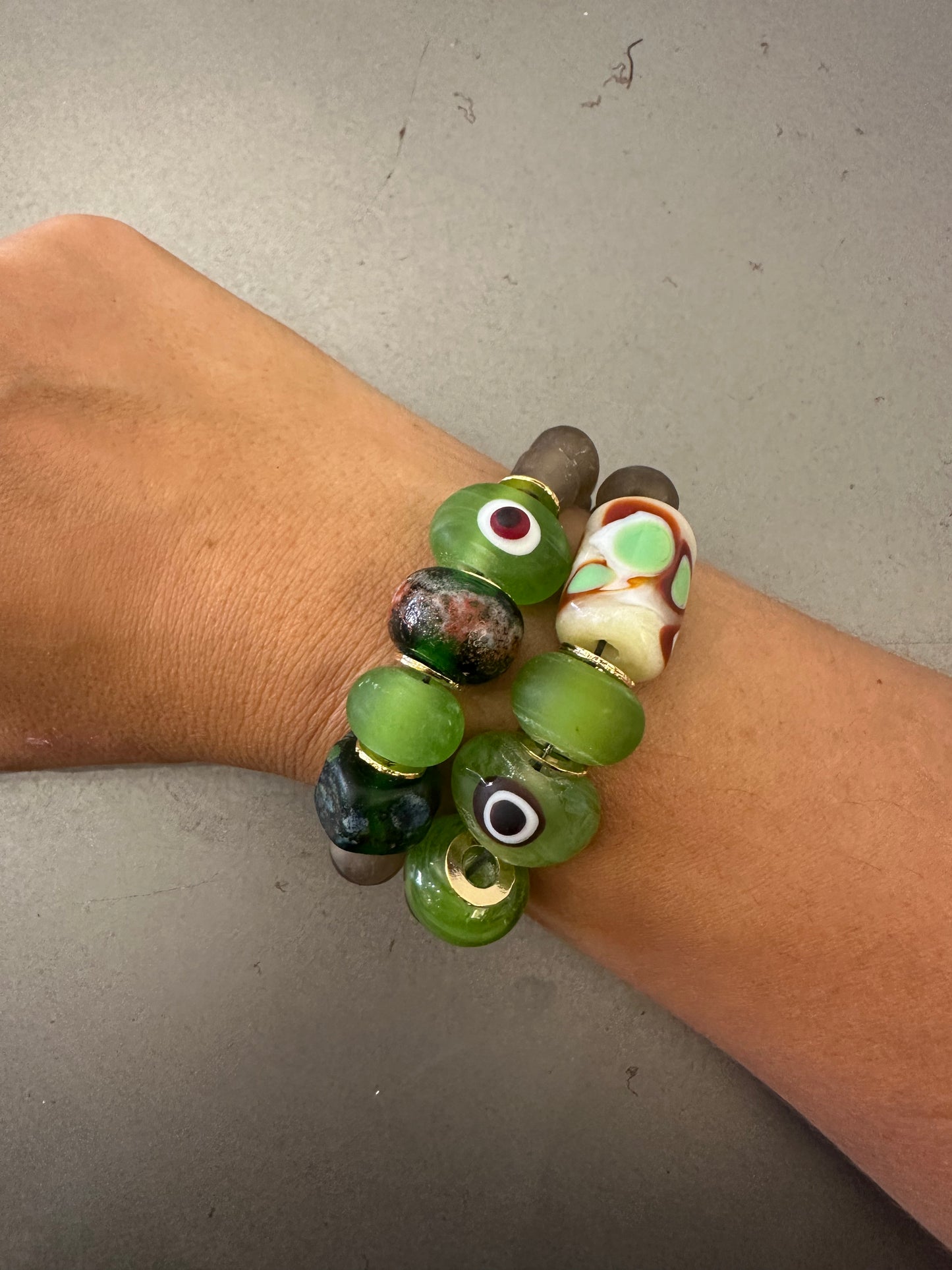 Summer 2025 Recycled Glass Bracelets - Drop II