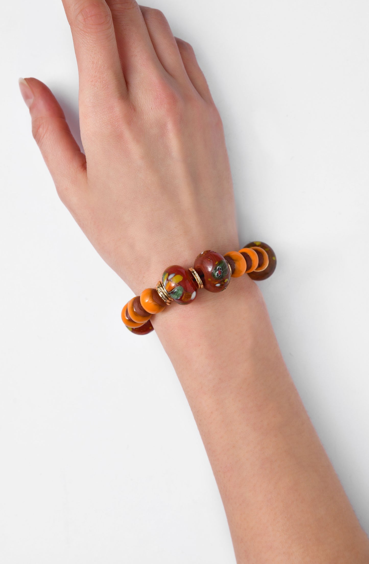 BiniBeca Terracota Capsule Collection / Bini with Nepali Glass Bead Yellow / SS24