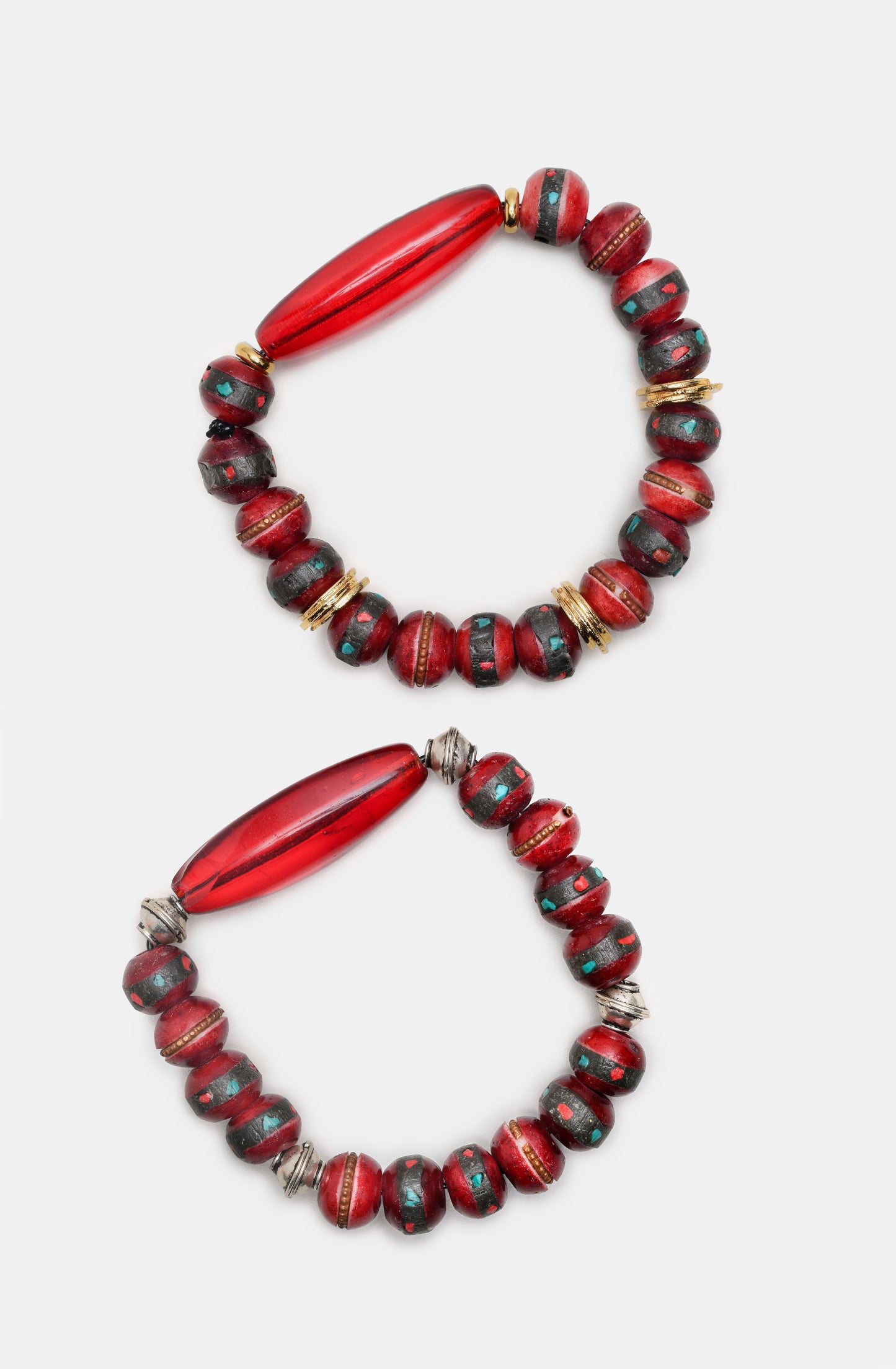 Vintage Red Glass Hero Bracelet / Fall23 / DROP I