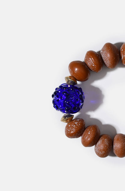 Bini Bracelet with Murano Hero beads / Dark Blue