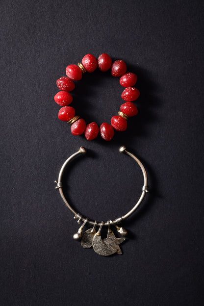 Moroccan Alpaka Charm Bracelet / Fall23