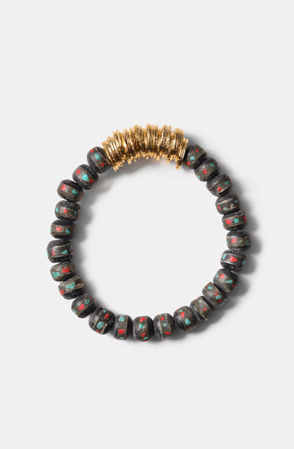 Black Mala Beads Bini bracelets / Fall23