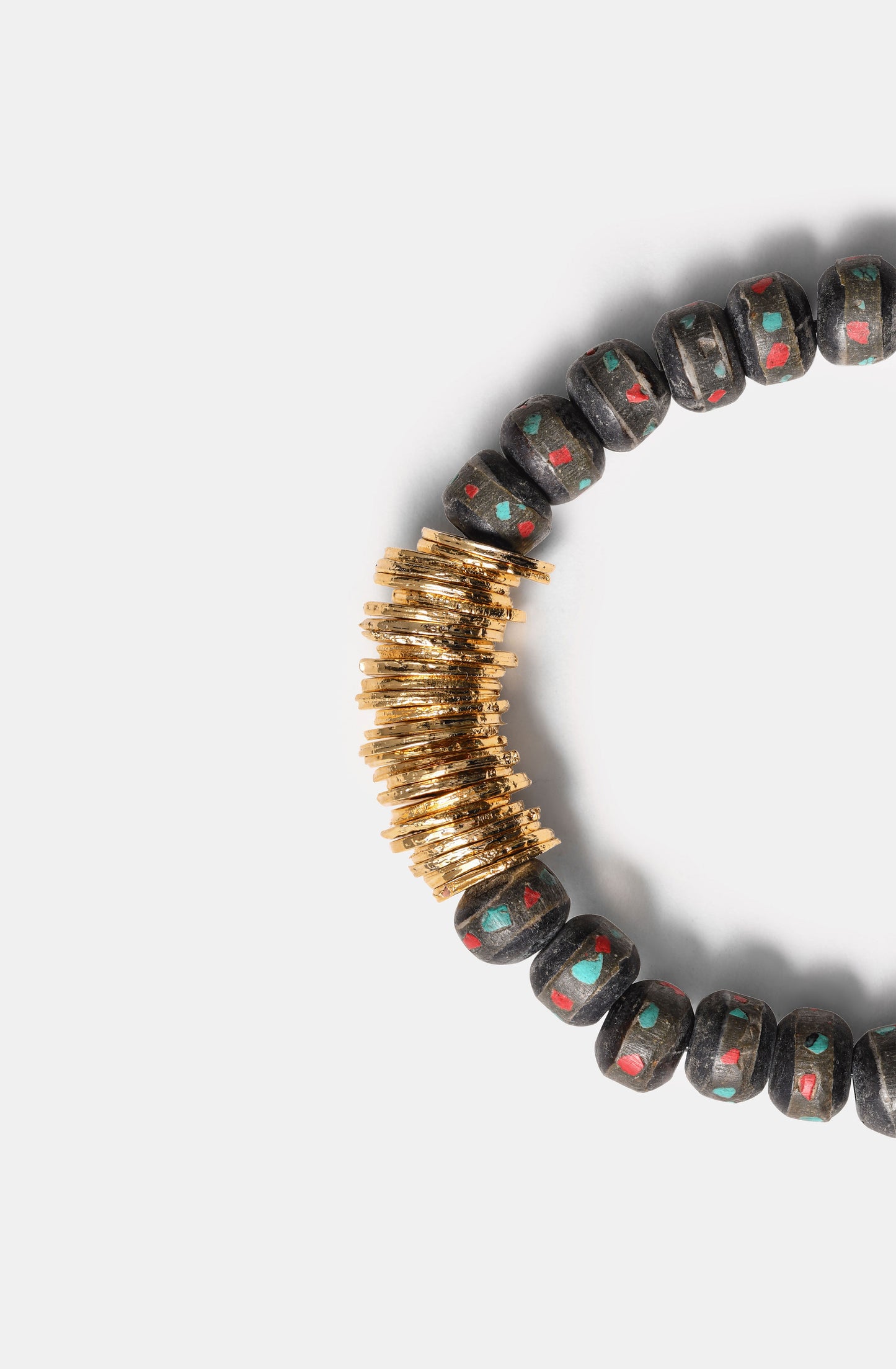 Black Mala Beads Bini bracelets / Fall23