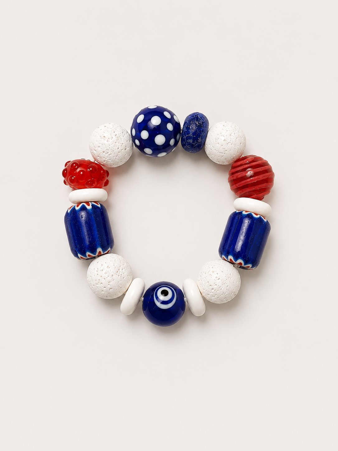White coral medley bracelets / Flashy Edition