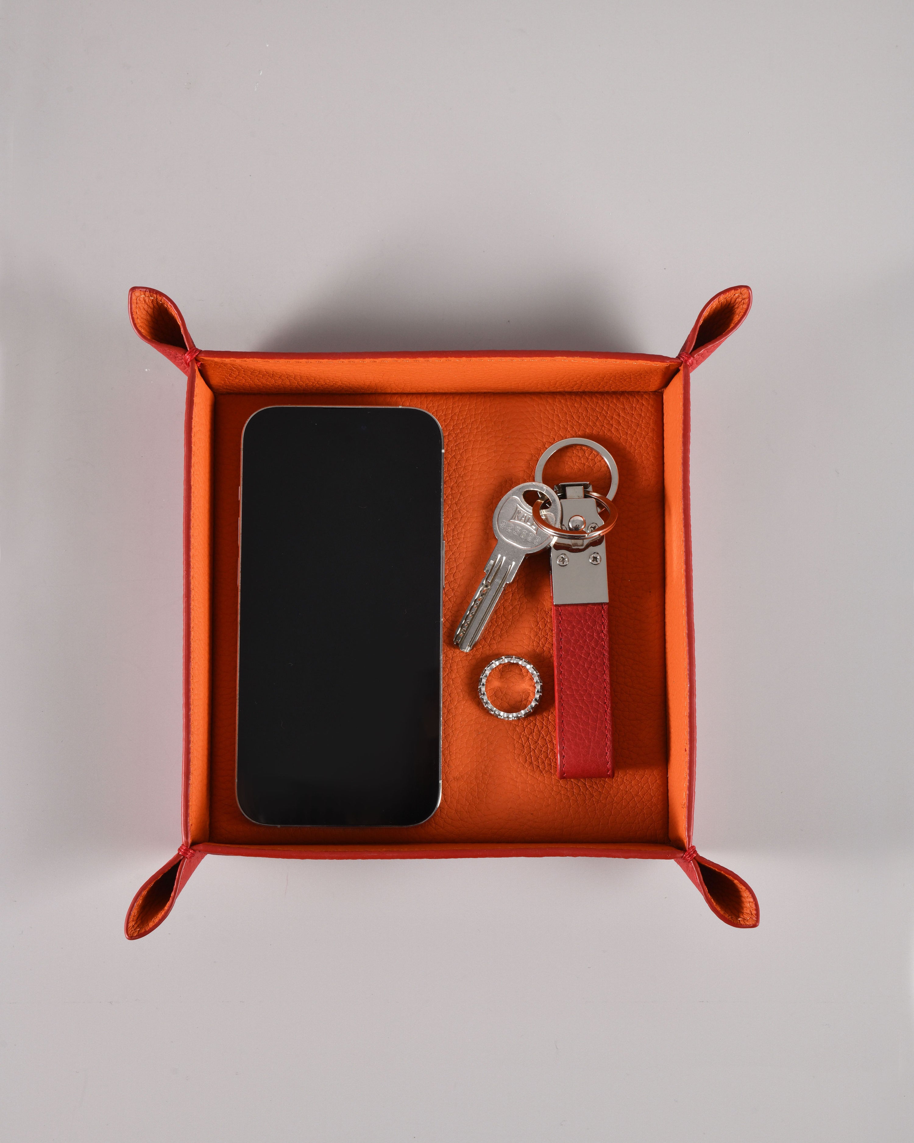 BiniBeca Leather Trinket Trays