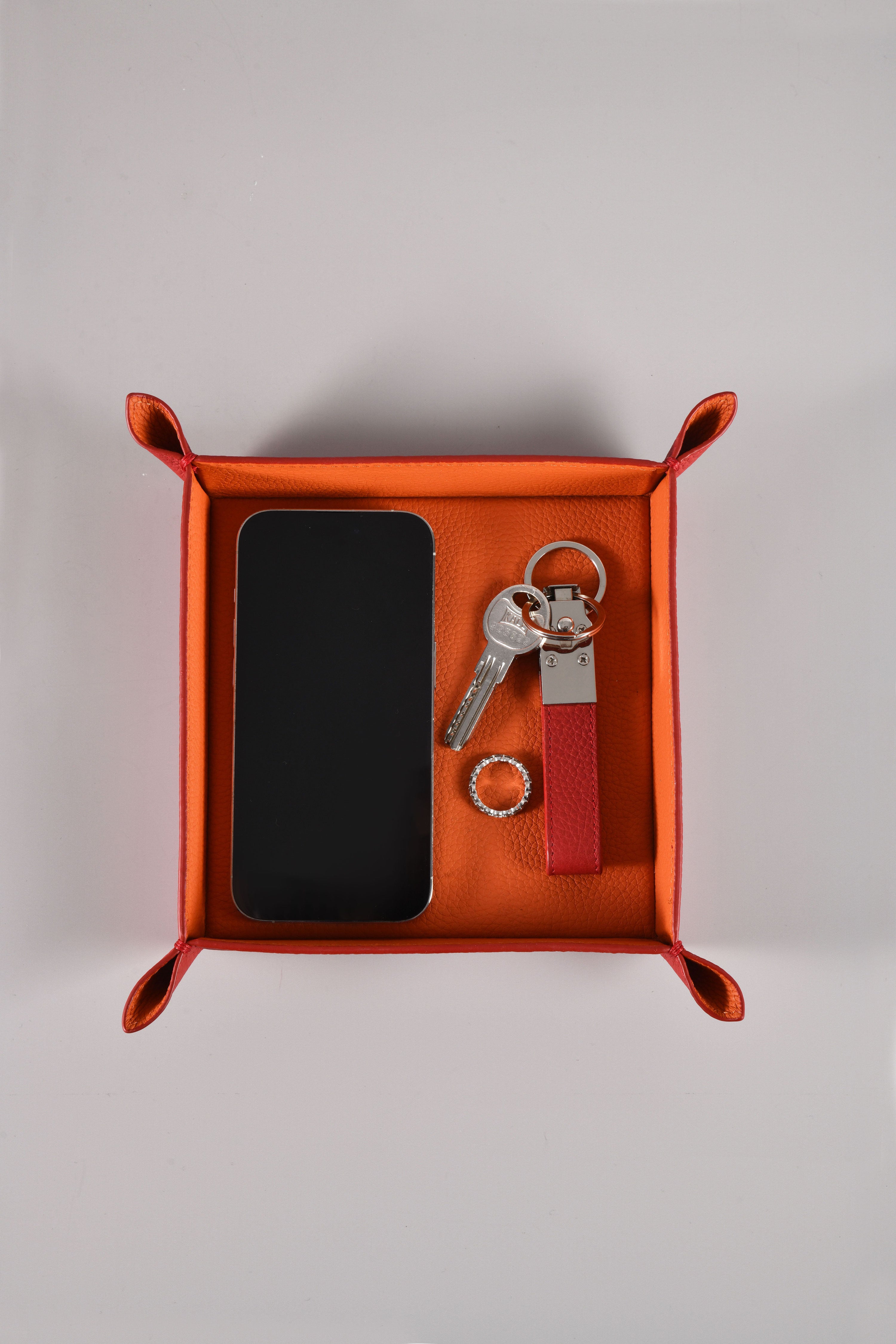 BiniBeca Leather Trinket Trays