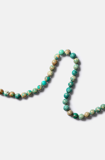 Bini Necklace with Green Aqua Sea Sediment