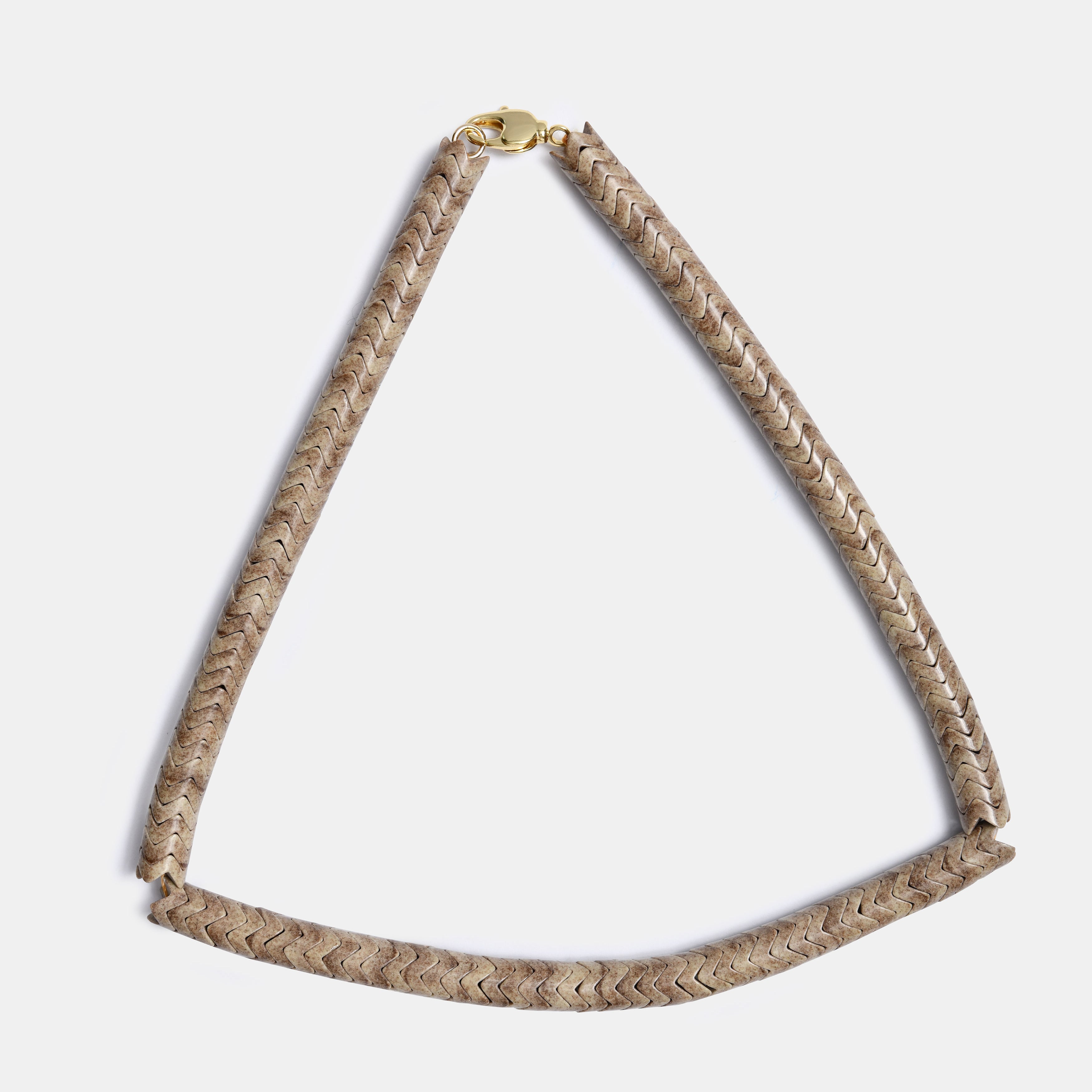 Gray Serpenti Agate Necklace