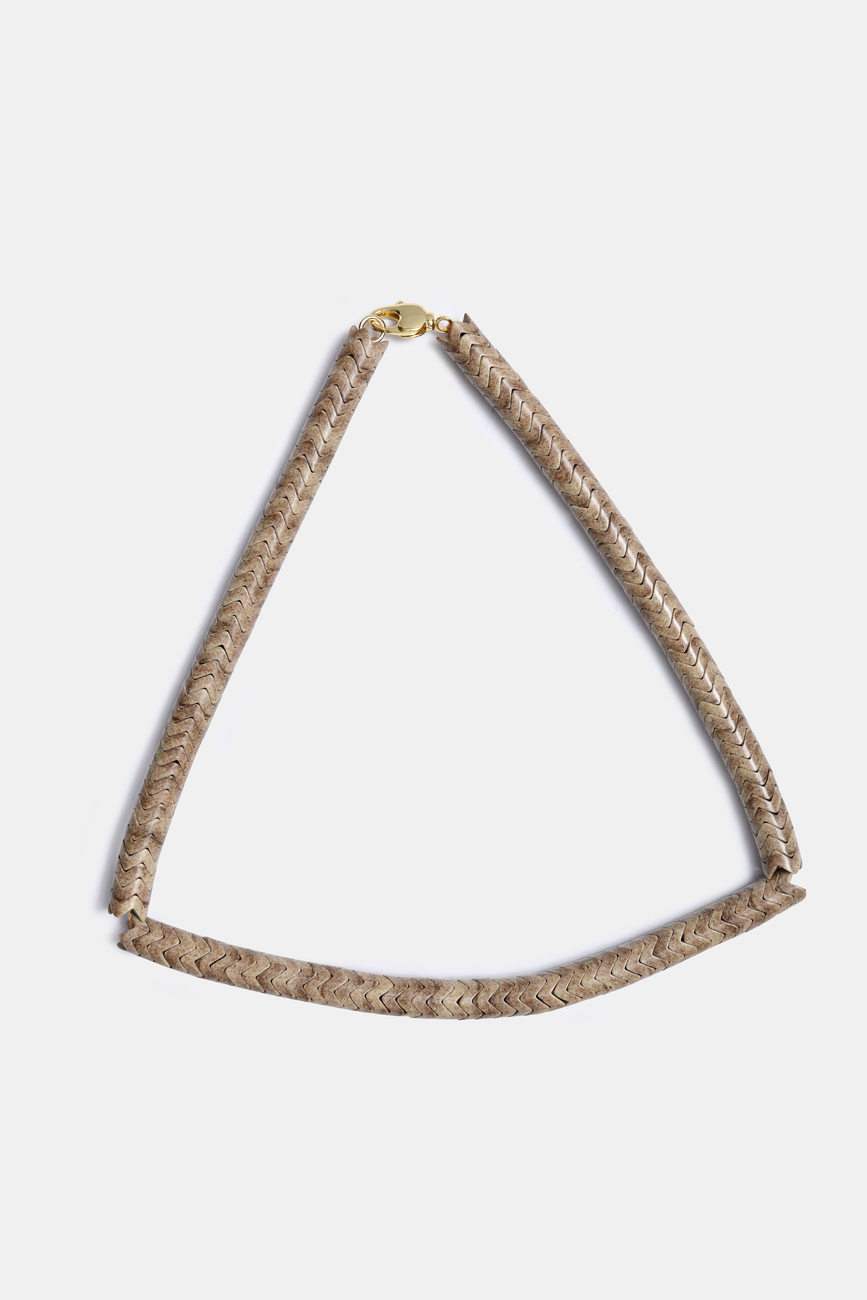 Gray Serpenti Agate Necklace