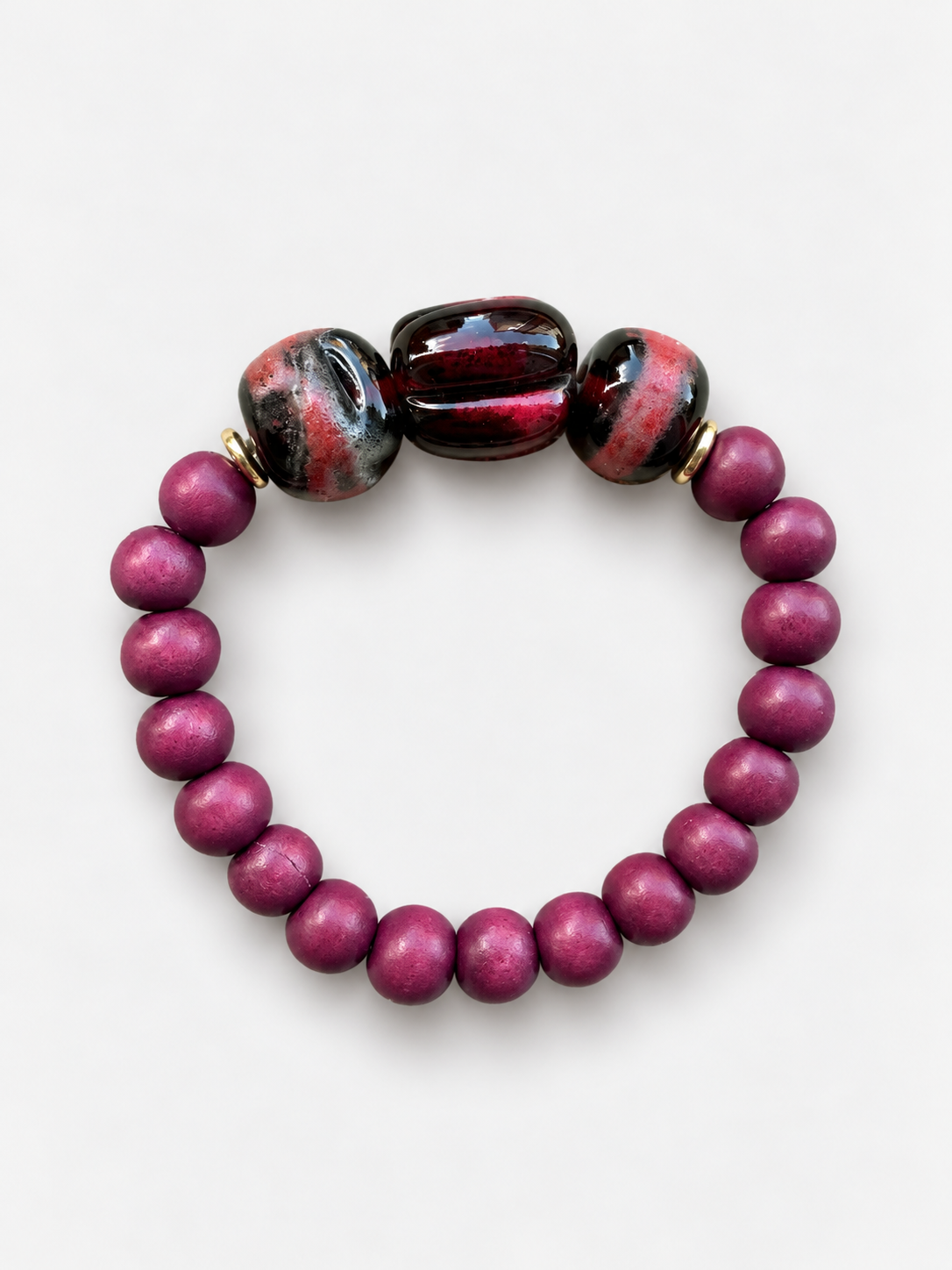 Cabalette Bracelet in Burgundy