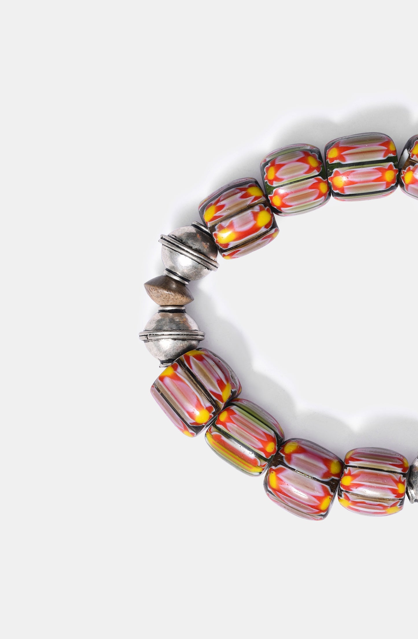 Red&Green Chevron Beads Bracelet / Resort 24