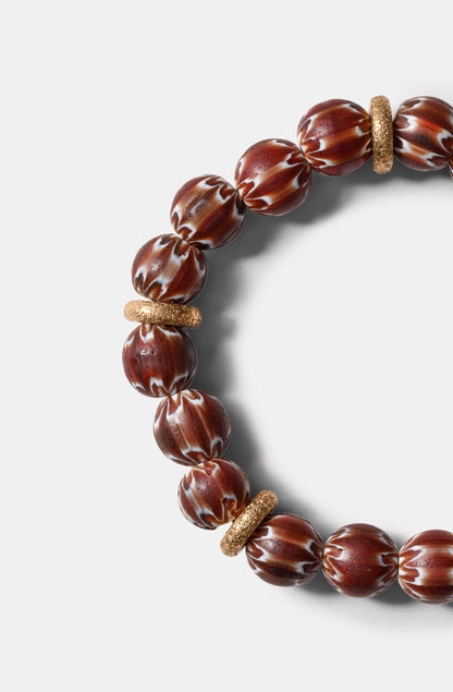 Brown Chevron Beads Bracelets / Fall23 / DROP I