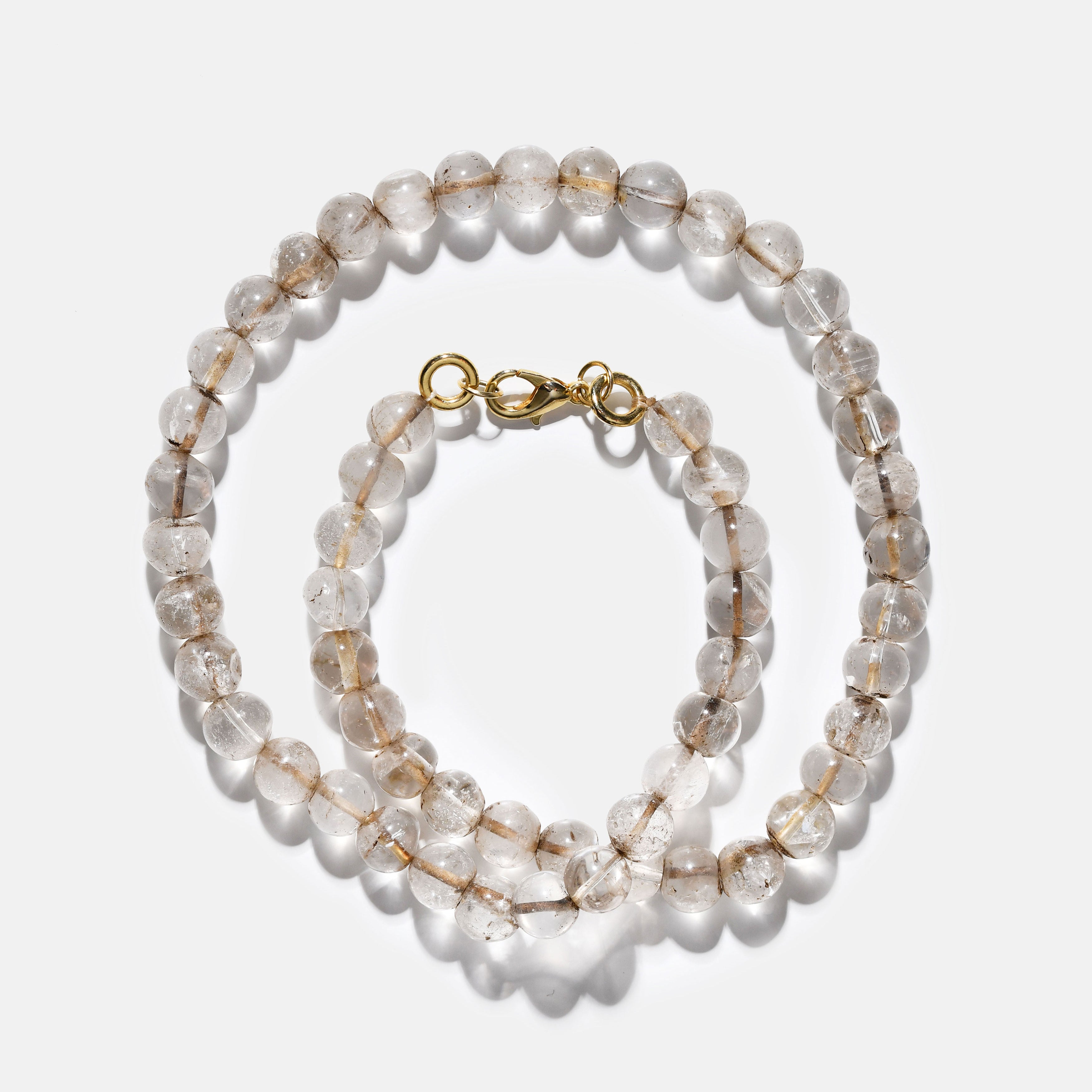 Crystallised Quartz Bini Necklace