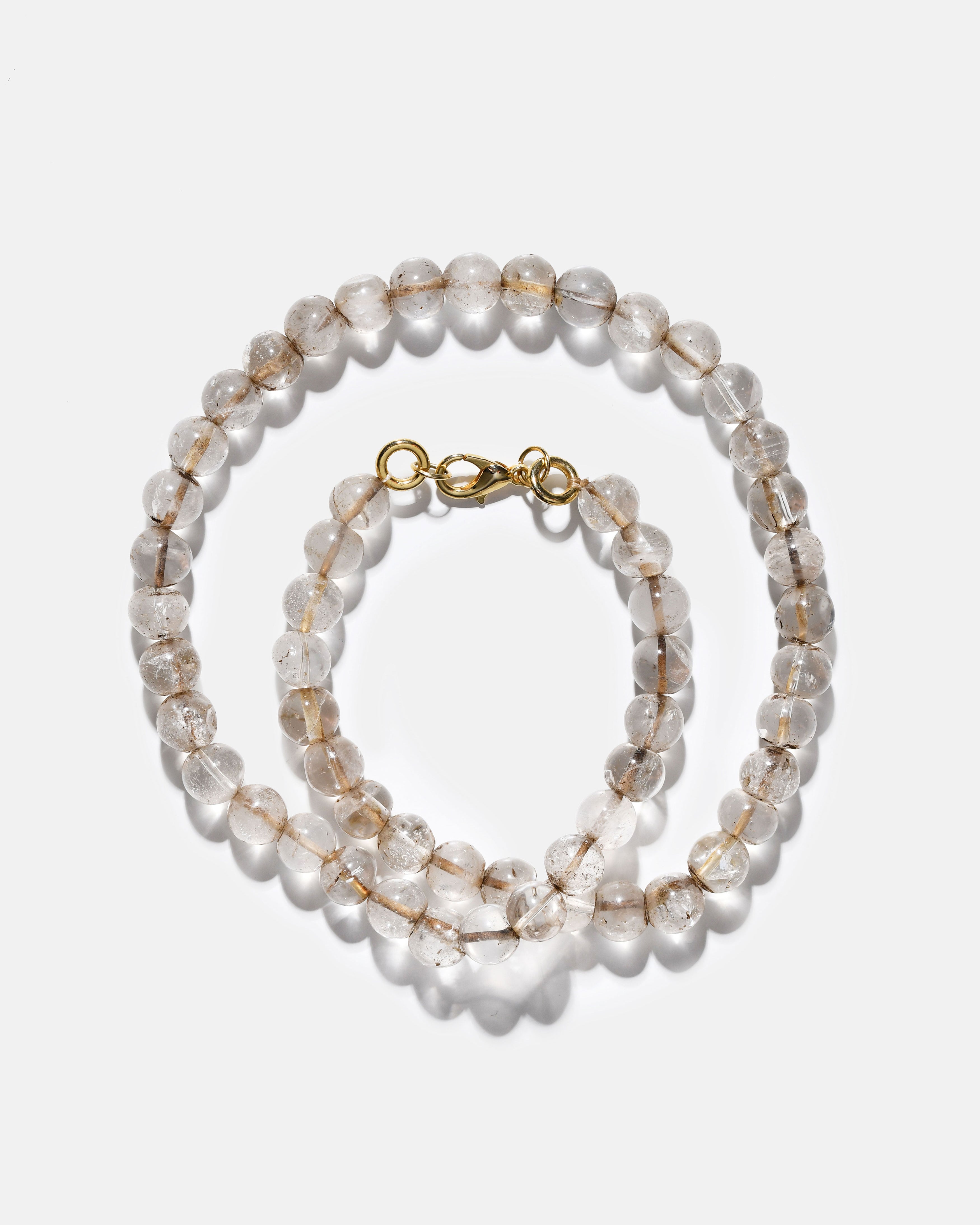 Crystallised Quartz Bini Necklace