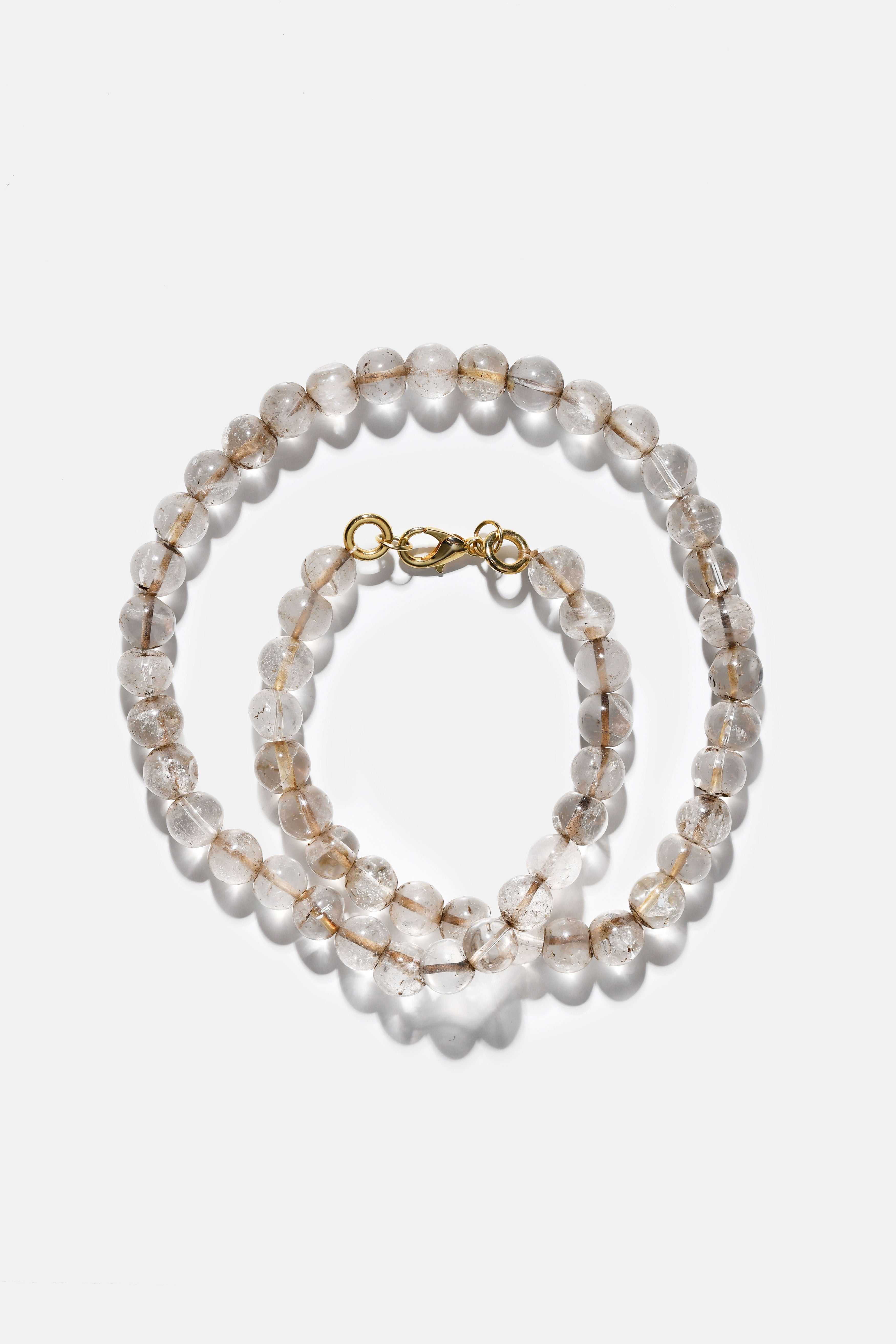 Crystallised Quartz Bini Necklace