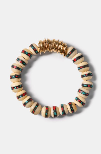 Cream Mala Beads Bini bracelets / Fall23