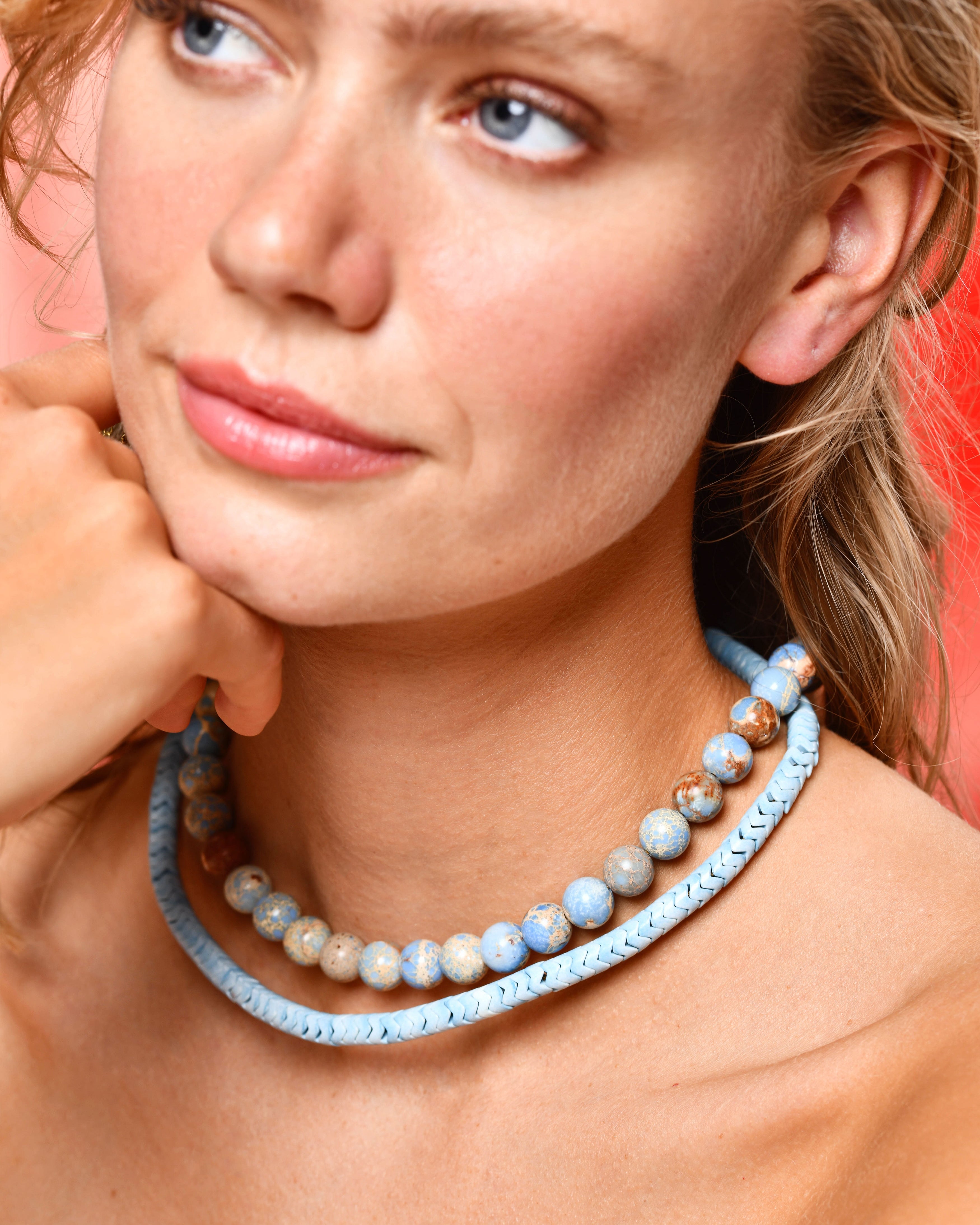 Mavi Deniz Tortu Kolye