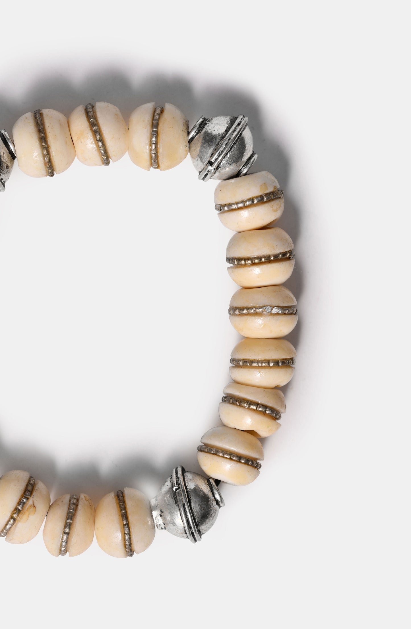 Cream Mala Beads Bini bracelets / Fall23