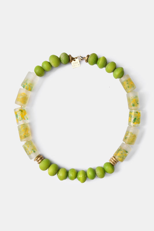 The Sprinkle Bini in Green Necklace / SS24