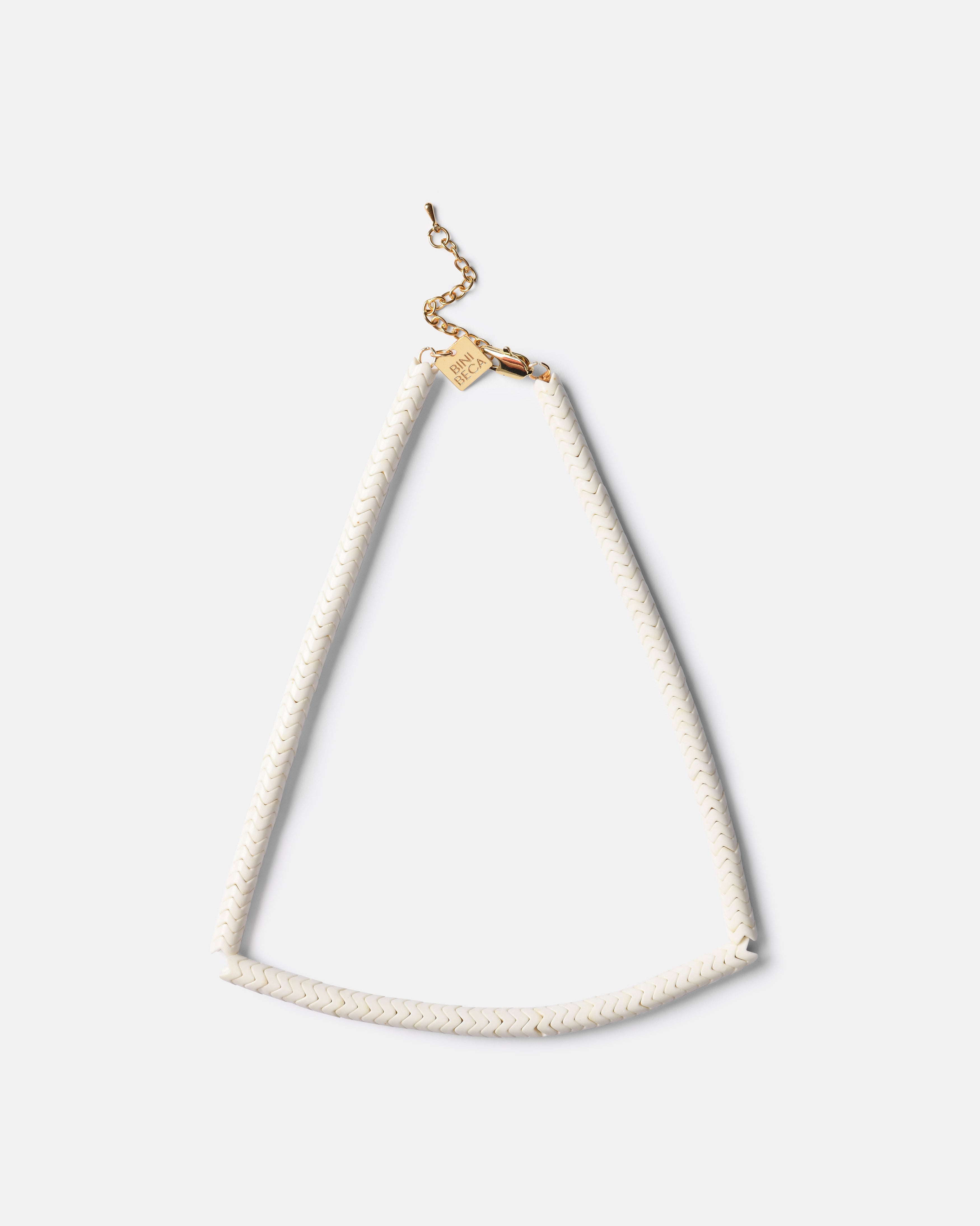 Serpent Necklace in White