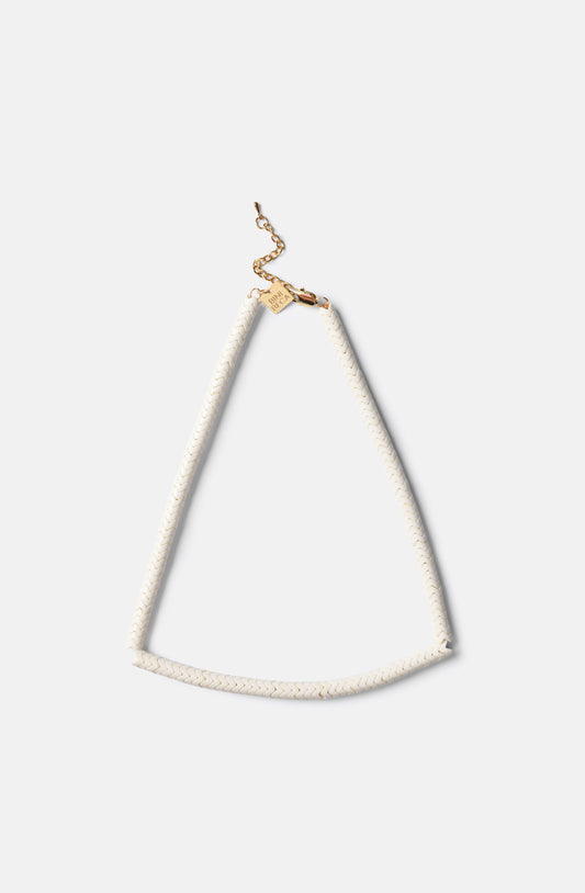 Serpent Necklace in White