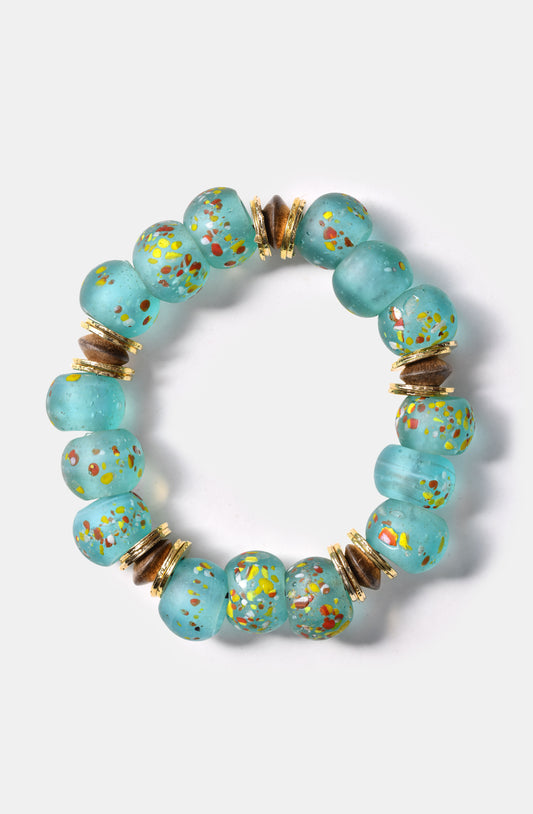 The Sprinkle Bini in Minty Turquoise Bracelet / SS24