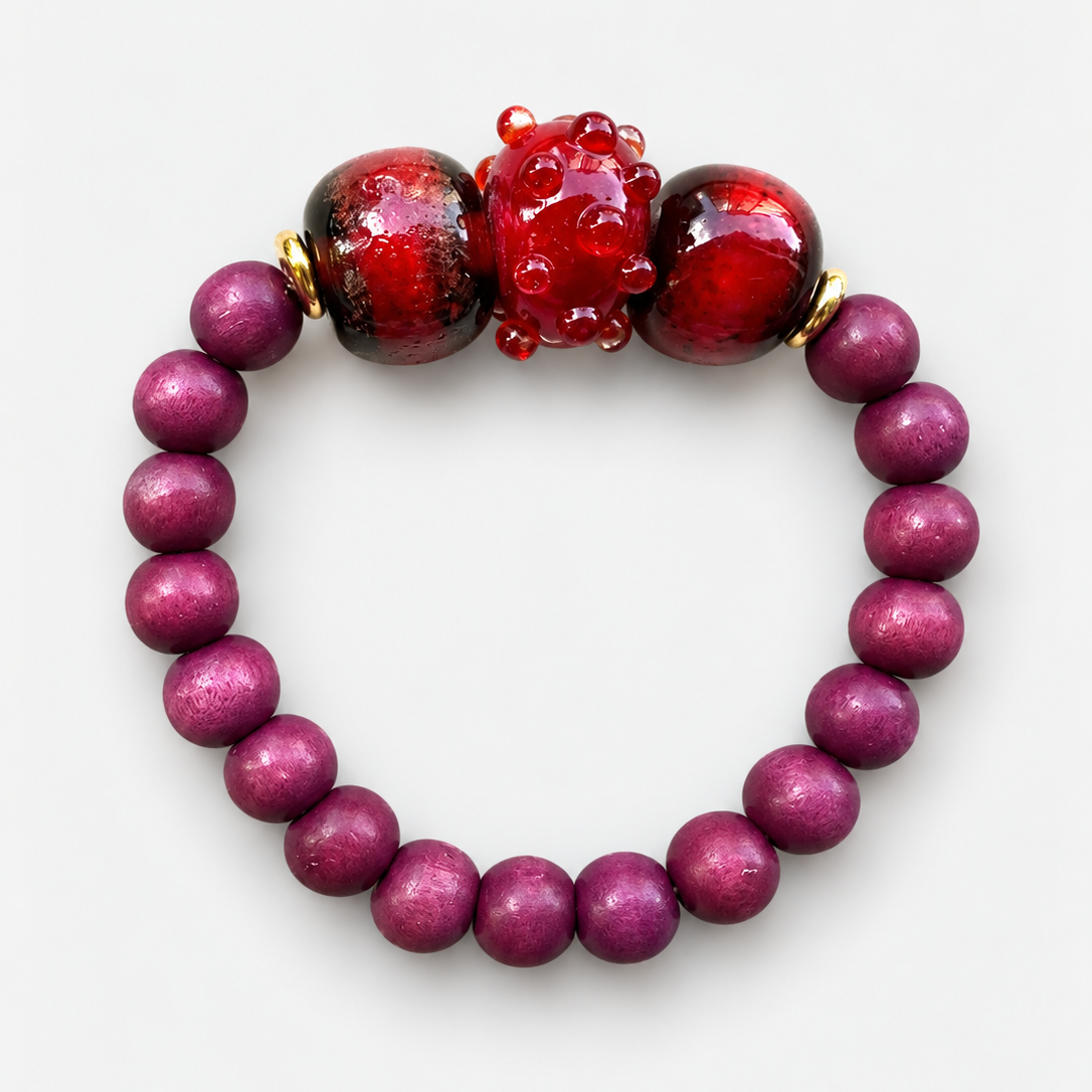 Cabalette Bracelet in Burgundy