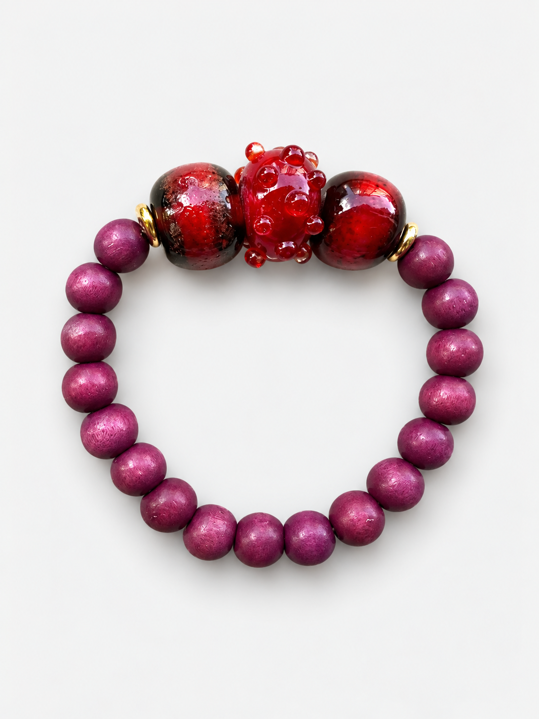 Cabalette Bracelet in Burgundy