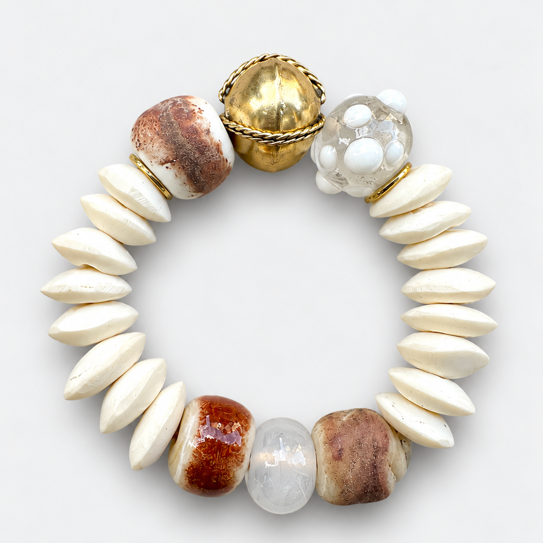 Cabalette Bracelet in White