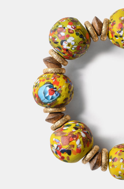 The Sprinkle Bini Bracelet in Yellow / Resort 24