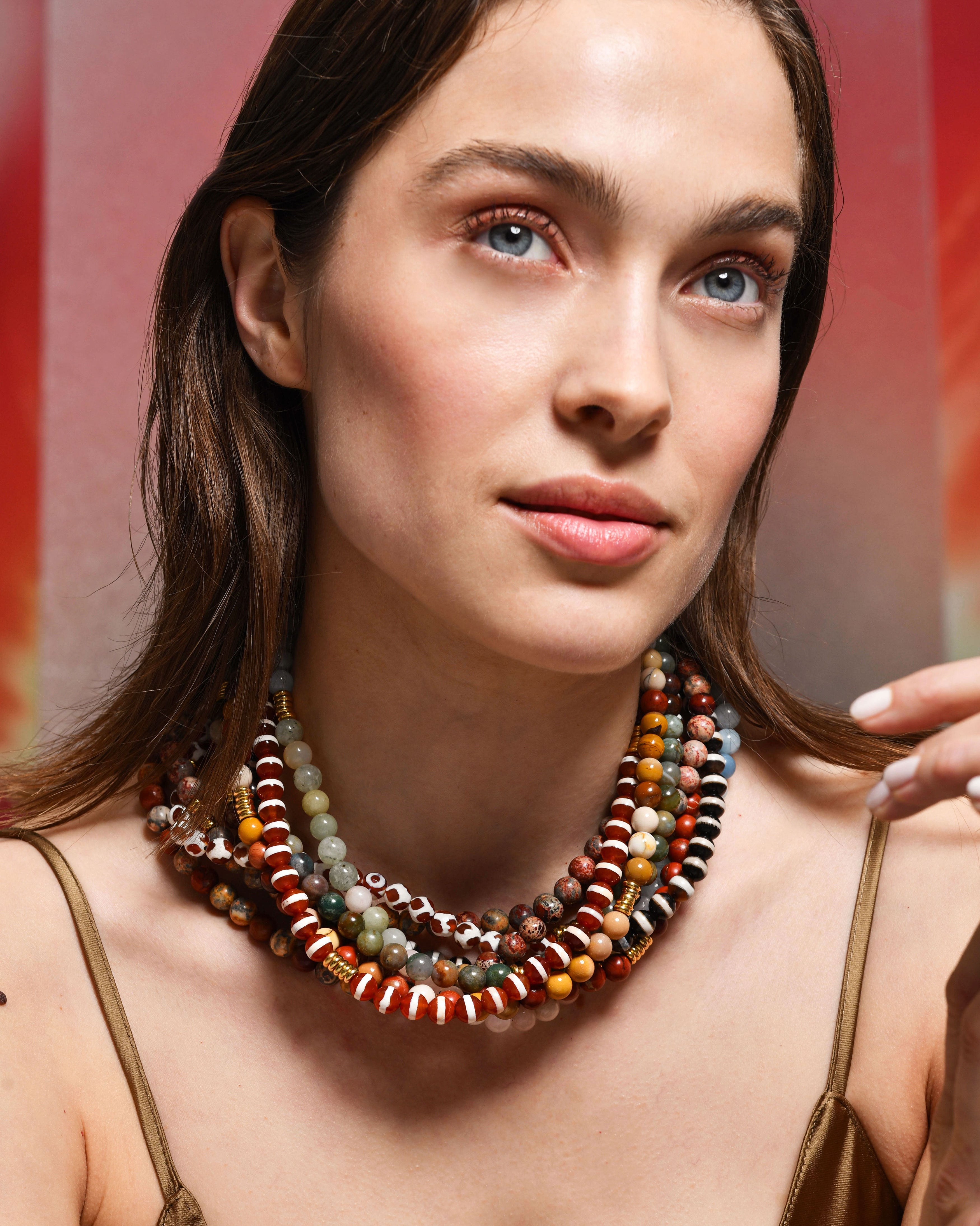 Bini Necklace 2025 Black Mix