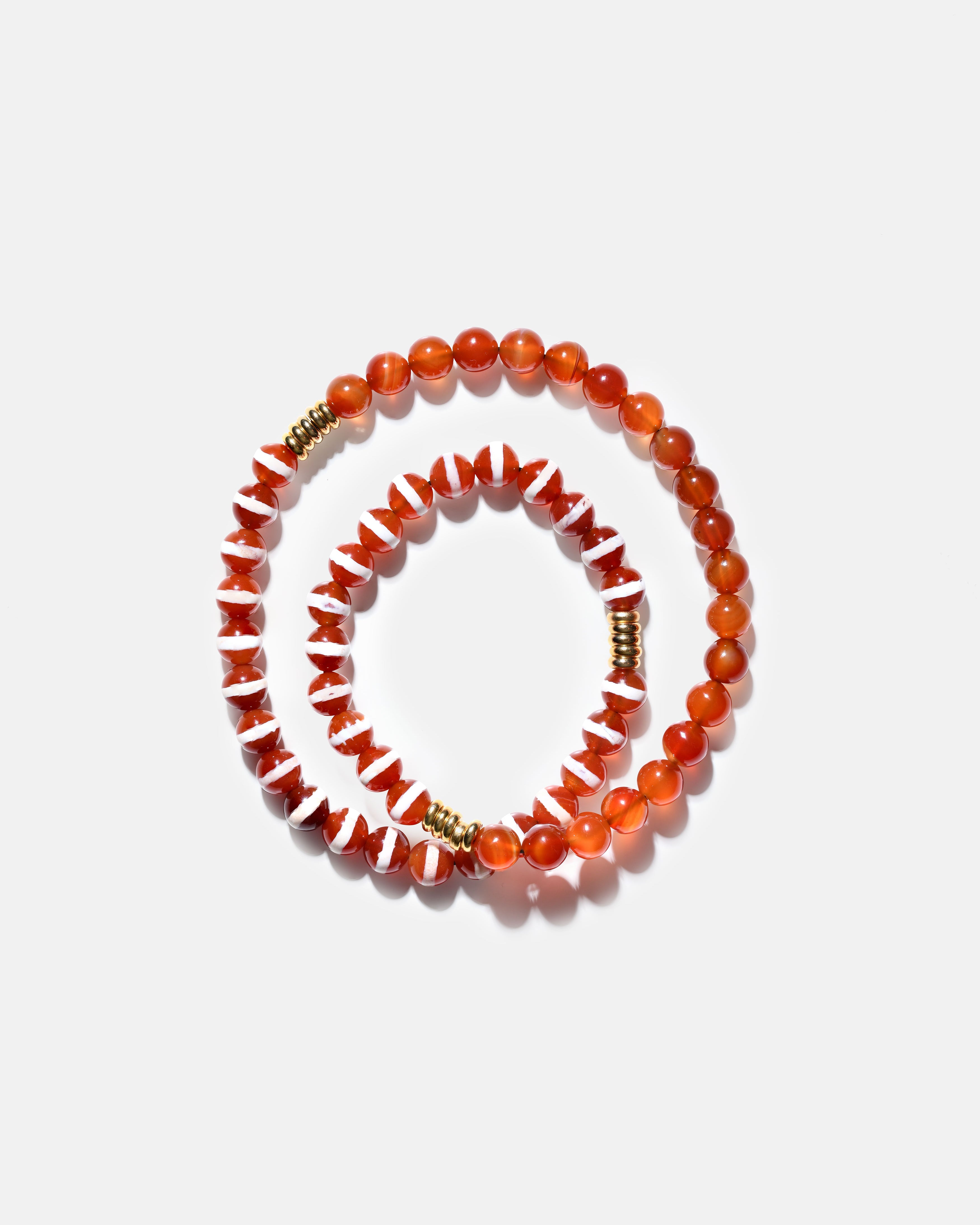 Bini Necklace 2025 Tibetan Agate and Carnelian Stone