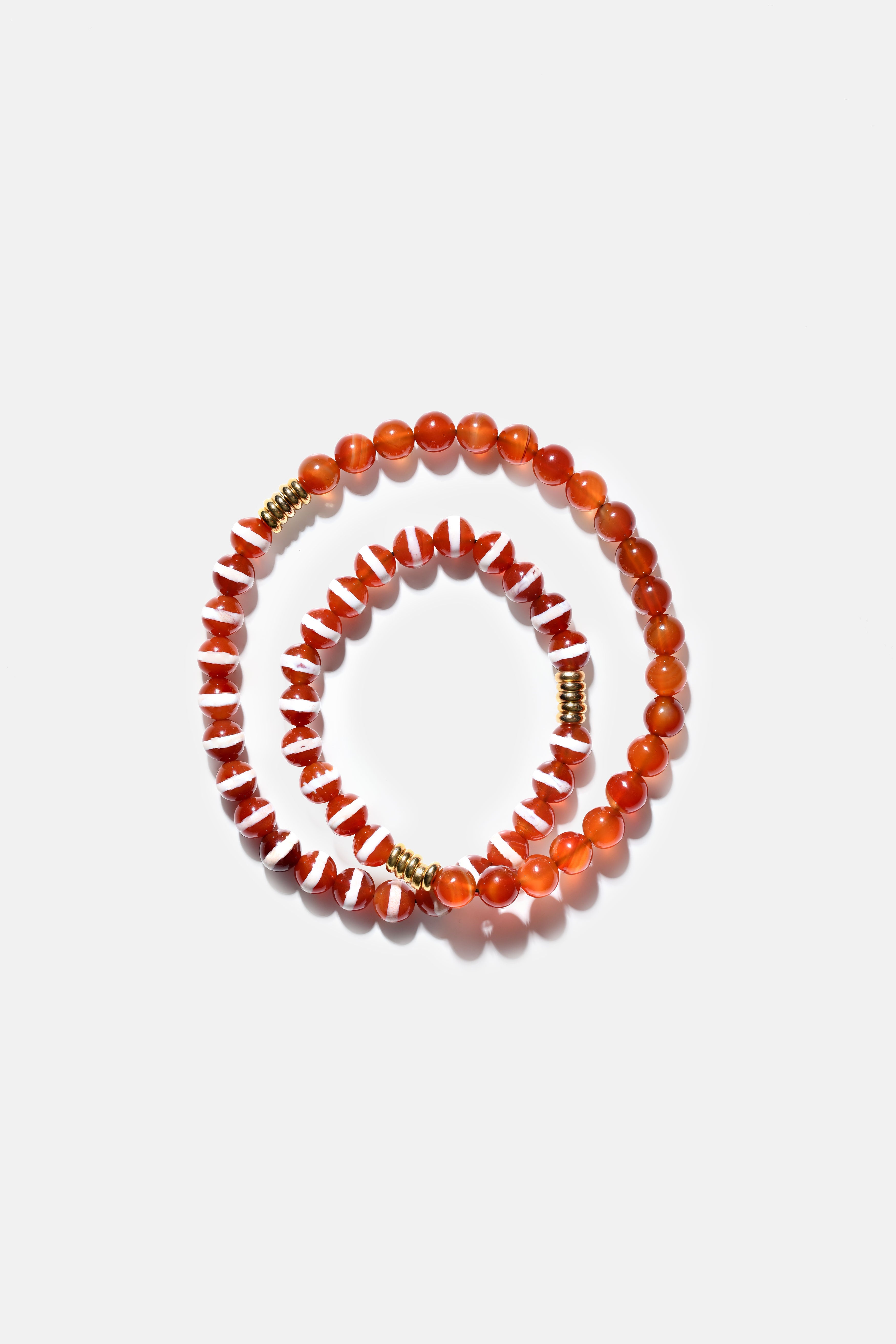 Bini Necklace 2025 Tibetan Agate and Carnelian Stone