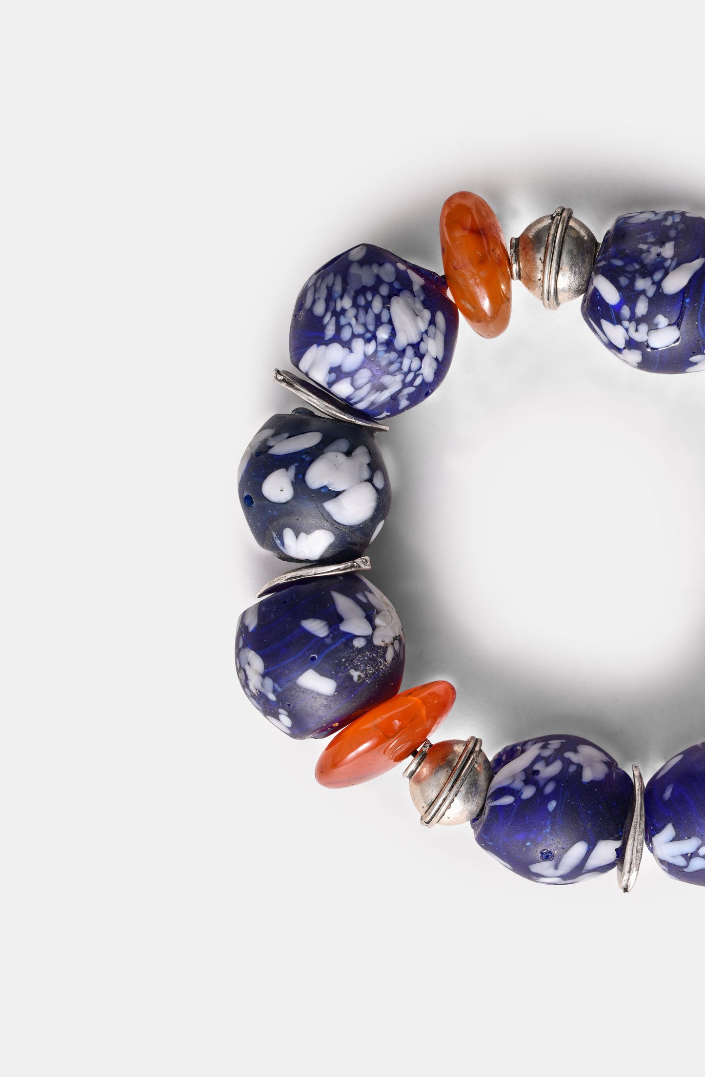 Blue Glass Sphere Beads Bracelets / Resort 24