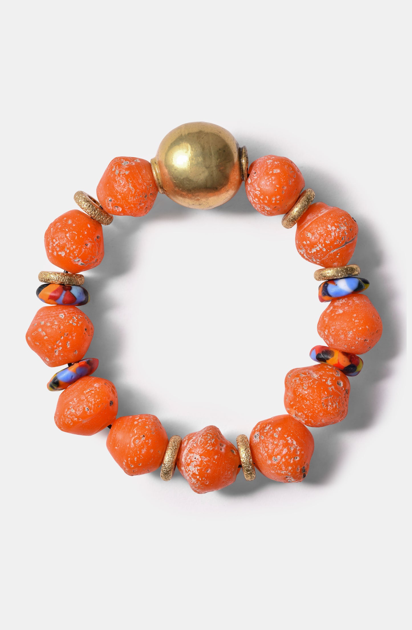 Brass Hero Bracelet in Bright Orange / SS24