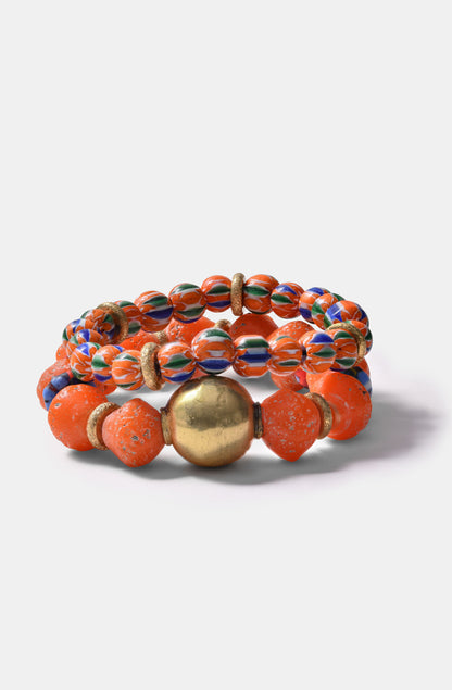 Brass Hero Bracelet in Bright Orange / SS24