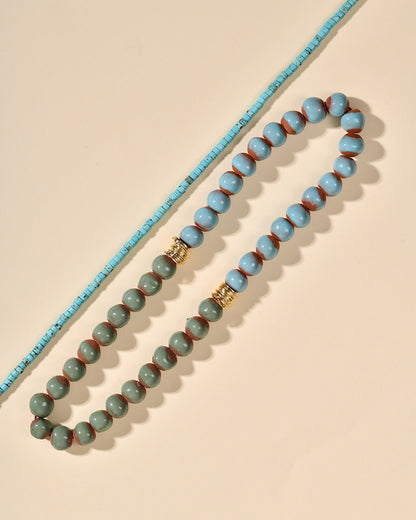 BiniBeca Natural Turquoise Tiny Necklace / SS24