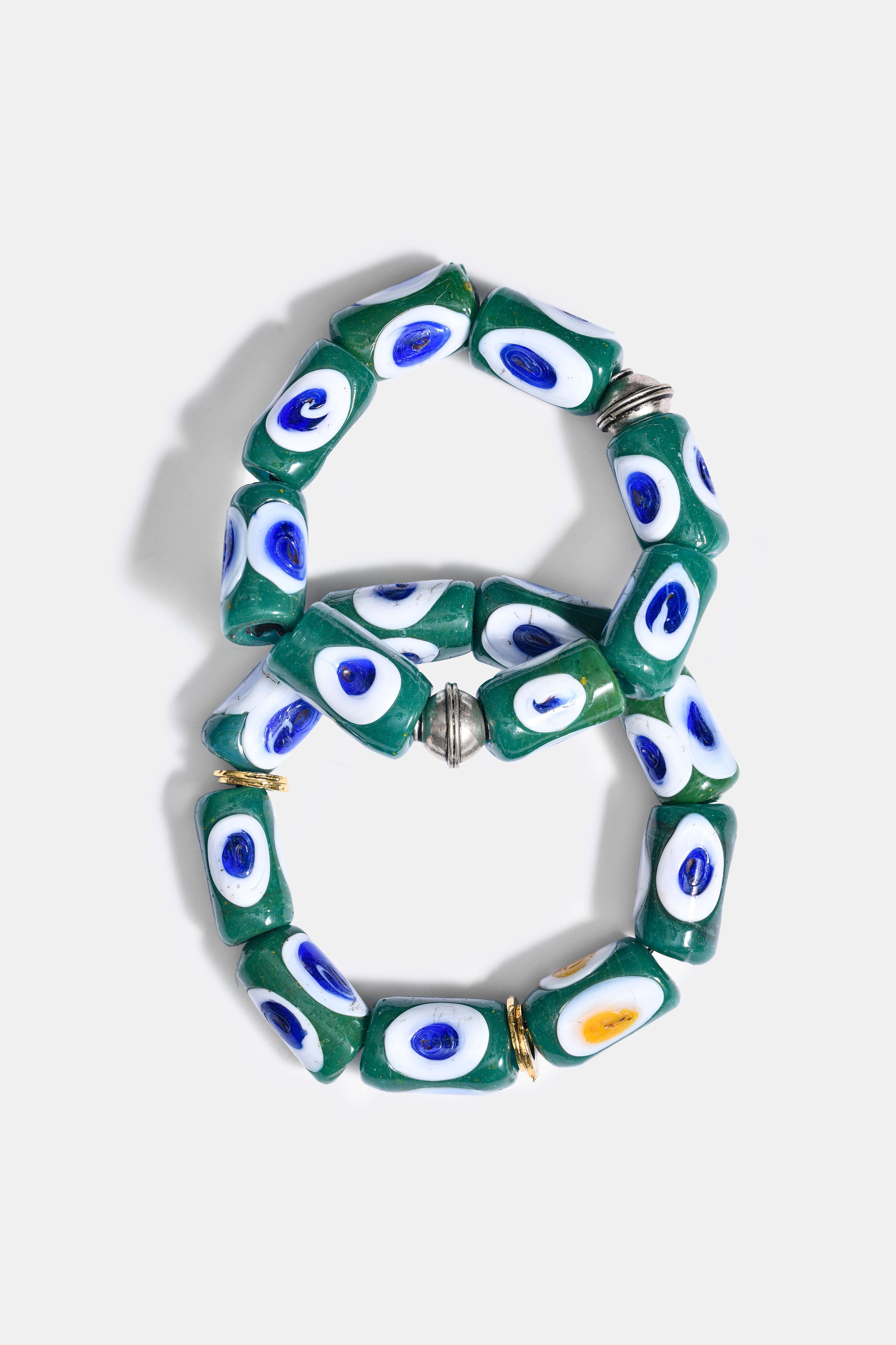 Glass Evil Eye Bracelets / Resort 24