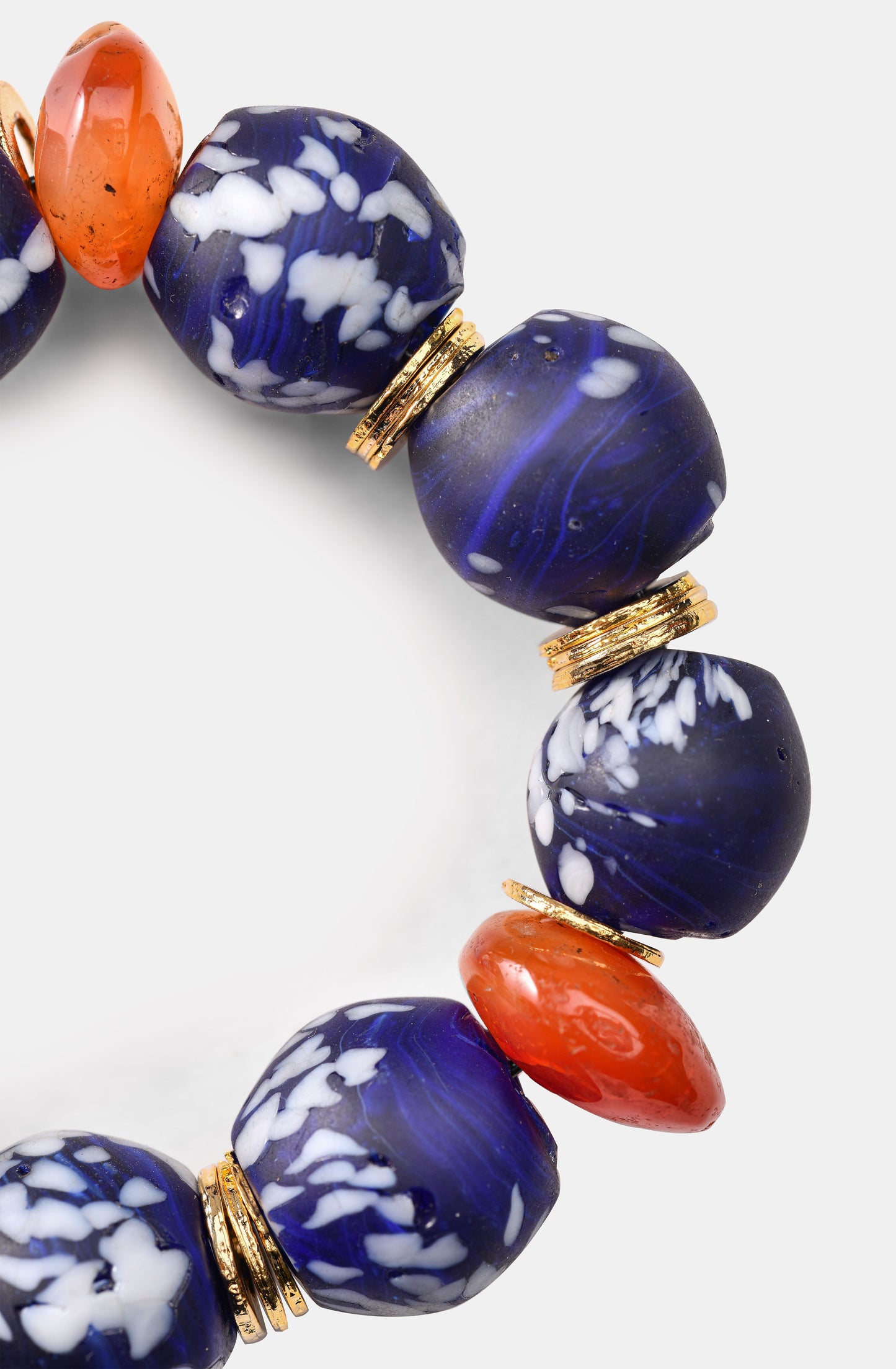 Blue Glass Sphere Beads Bracelets / Resort 24