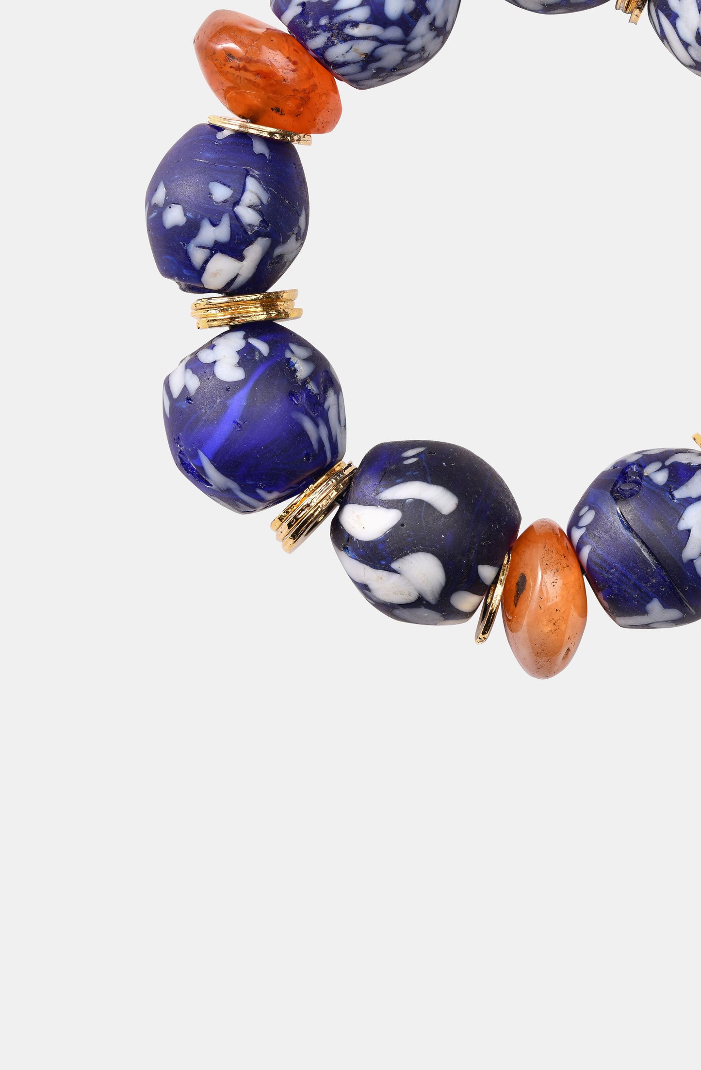 Blue Glass Sphere Beads Bracelets / Resort 24