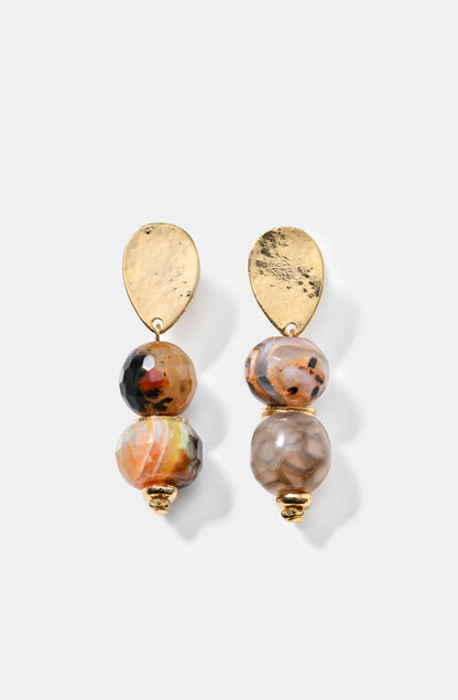 BiniBeca Botswana Agate Earrings Capsule Collection / Resort 2024