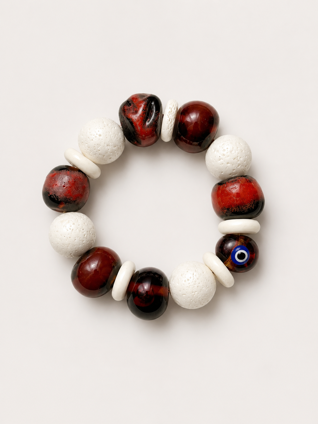 White coral medley bracelets / Flashy Edition