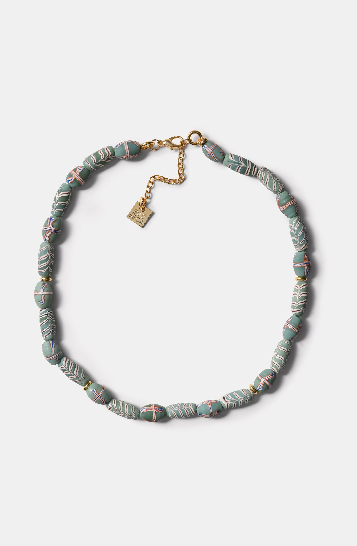 Mini Java Necklace in Pistachio Green / SS24