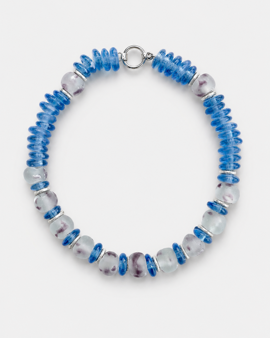 FW26-27 Lagoon Necklace in Blue and Purple
